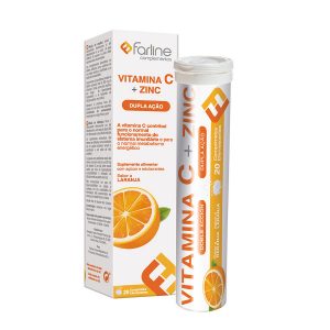 Vitamina C + Zinc Comprimidos Efervescentes 20 unidades Farline