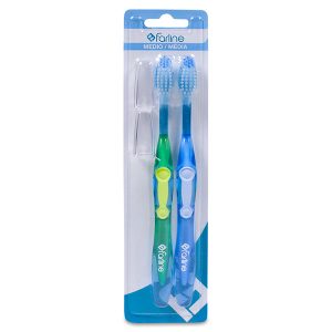 Pack 2 Cepillos de Dientes Medio Farline