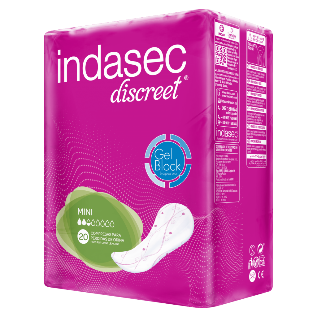 Indasec Discreet Mini 20 Unidades Mi Farmacia Preferida indasec-discreet-mini-20-unidades-mi-farmacia-preferida