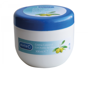Crema Corporal con Aceite de Oliva 300 mL Alvita