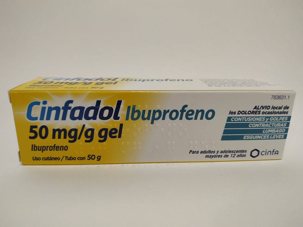 Cinfadol Ibuprofeno 50 mg/g gel 50 g Mi Farmacia Preferida.