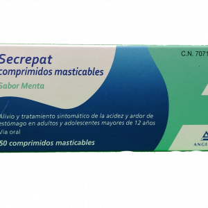 Secrepat 50 Comprimidos masticables Sabor Menta